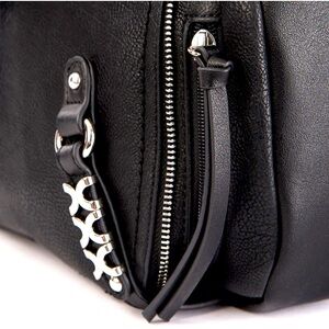 EVVE New York Milano Black Shoulder bag, Messenger Crossbody bag